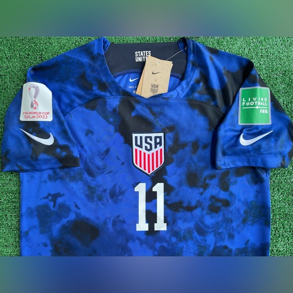 Shirts 222 Usa Away Soccer Jersey Brenden Aaronson Poshmark
